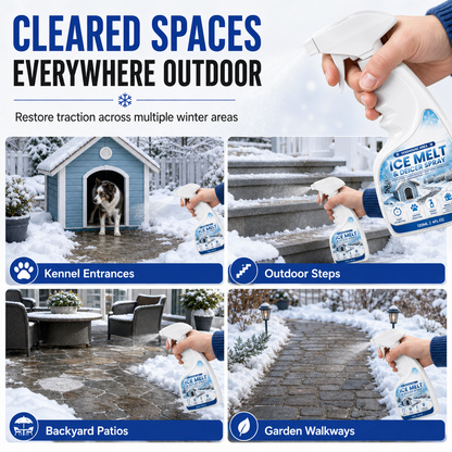 🔥Hot Sale -🐾 Fast Pet-Safe Outdoor De-Icing & Snow Melting Spray