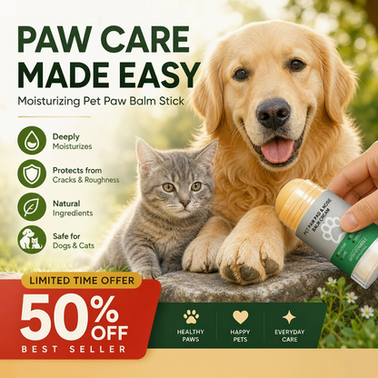 🔥Hot Sale - 50% OFF🔥🧴 Pet Paw Balm Stick – Moisturizes, soothes & protects ✨